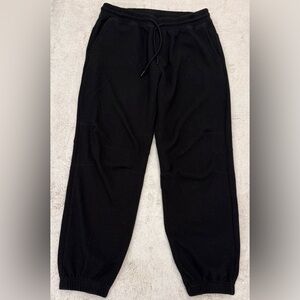 AE American Eagle 24/7 Textured Fleece Joggers - Black - Men’s Medium